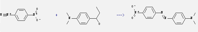Benzenamine,N,N-dimethyl-4-[2-(4-nitrophenyl)diazenyl]- can be prepared by 4-nitro-benzenediazonium and ethyl-(4-dimethylamino-phenyl)-carbinol